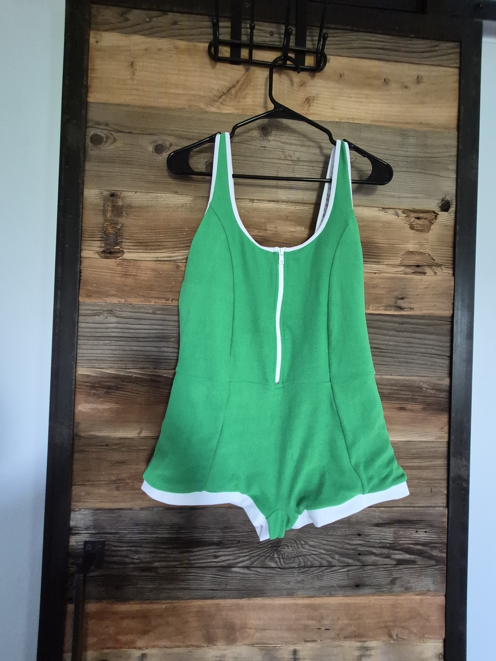 NWT FREE PEOPLEX RESIN OBSIDIAN TERRY ONE-PIECE SURF SUIT CURRENT STYLE $228 - Picture 6 of 9